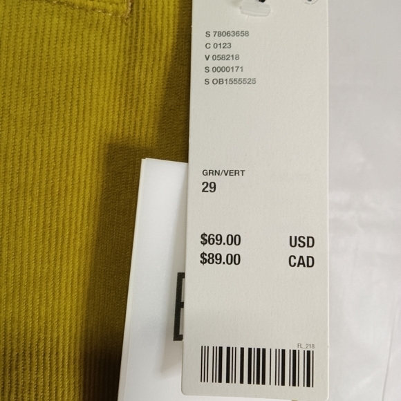 Urban Outfitters BDG Elodie Corduroy Flare Pants Green Size 29 - Picture 4 of 16